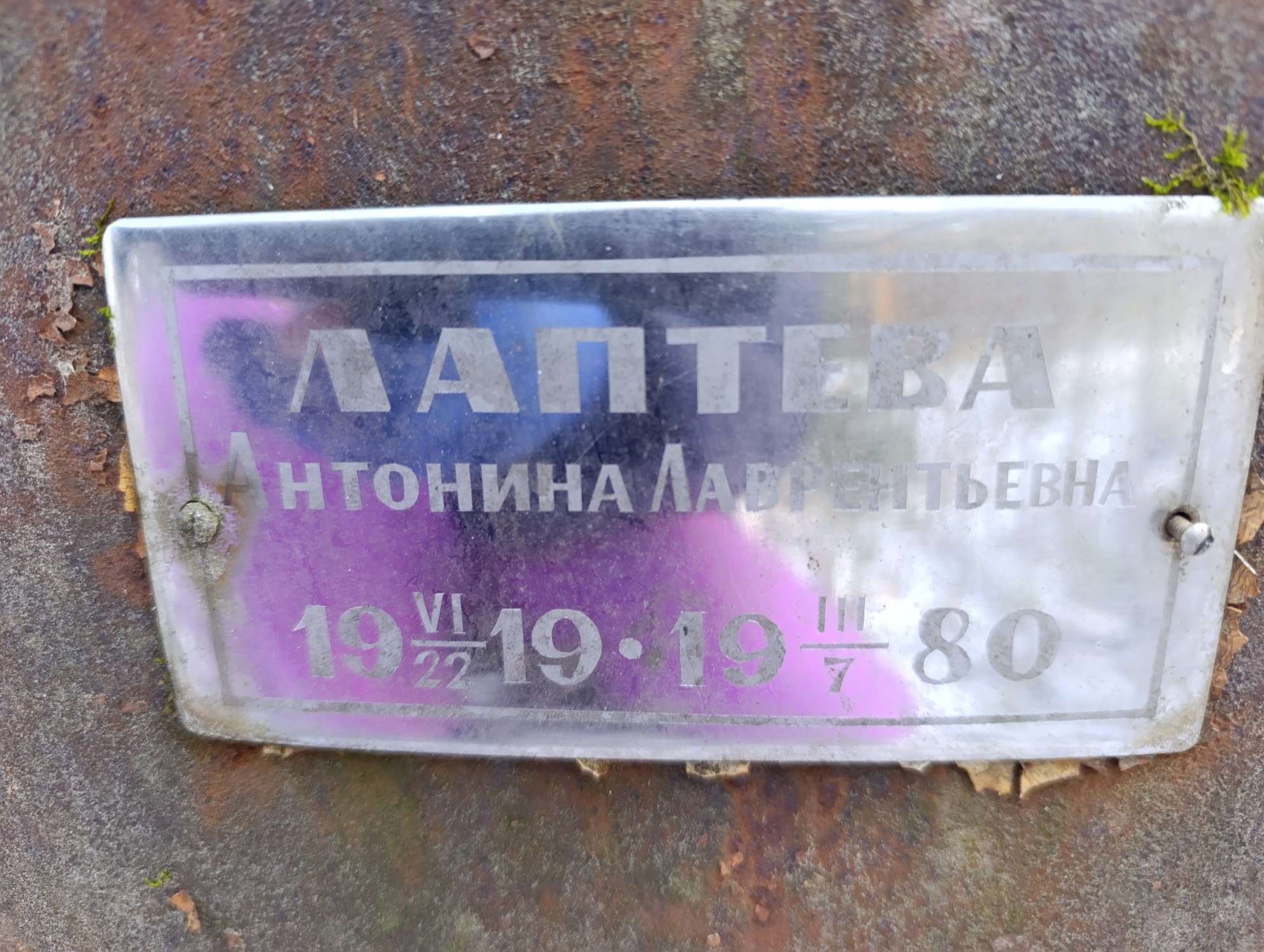 Лаптева Антонина Лаврентьевна