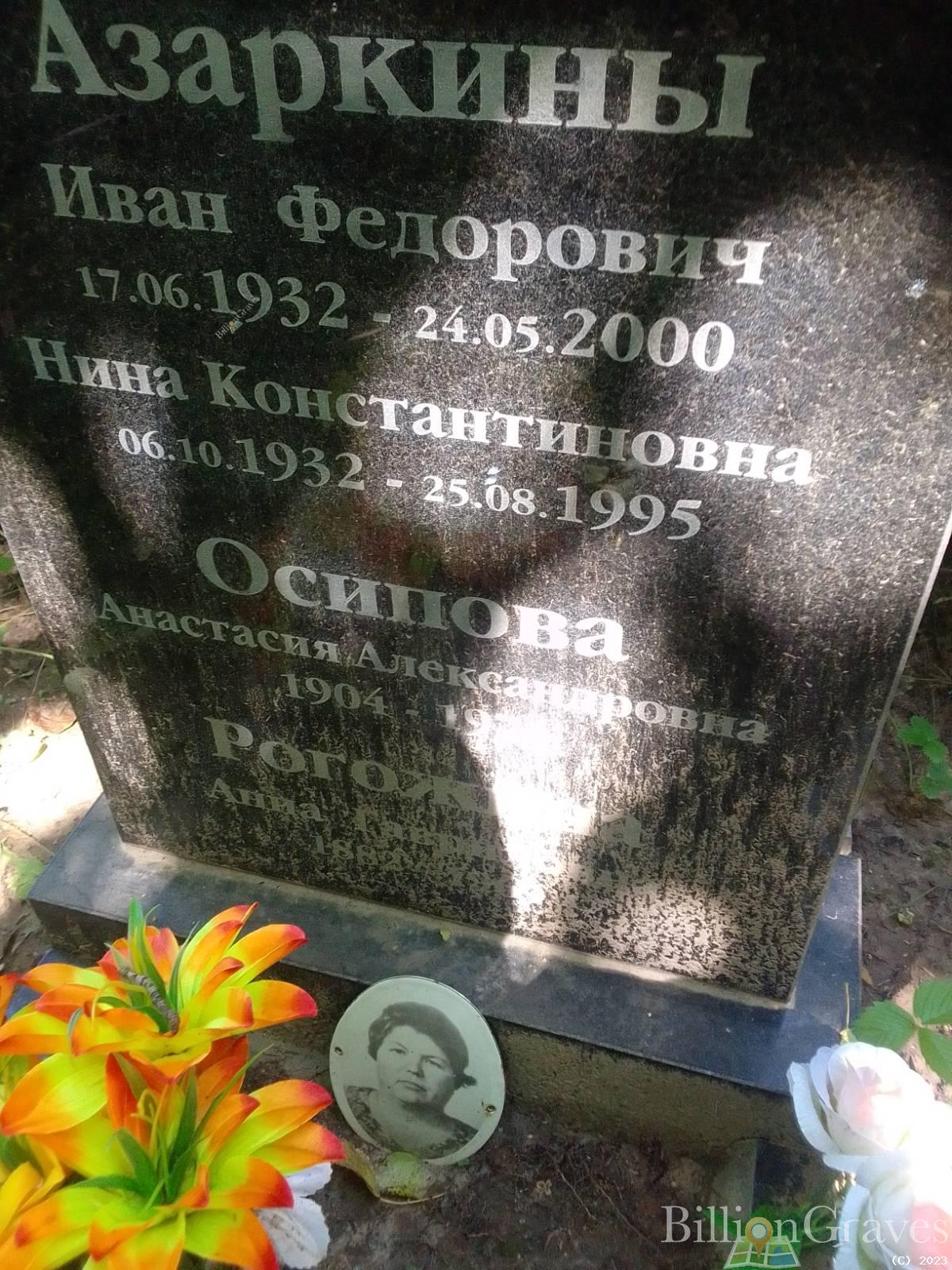 Азаркина Нина Константиновна
