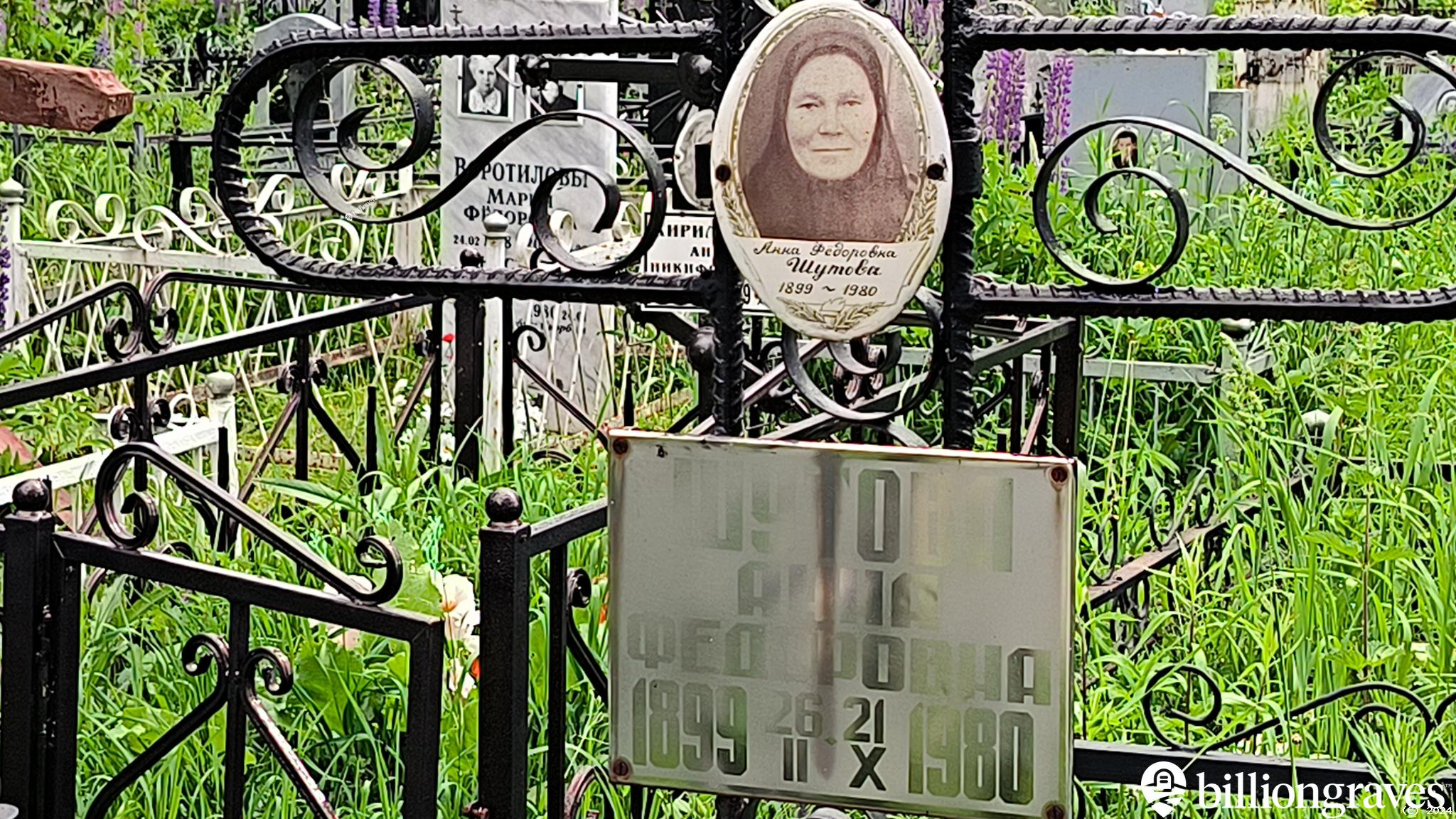 Шутова Анна Федоровна