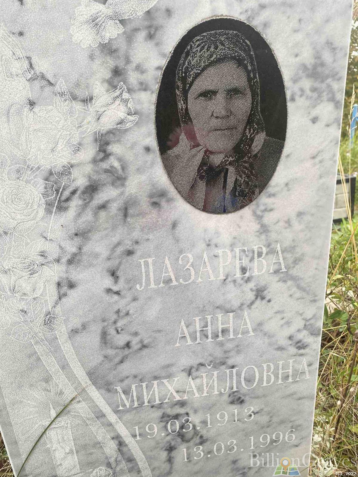 Лазарева Анна Михайловна