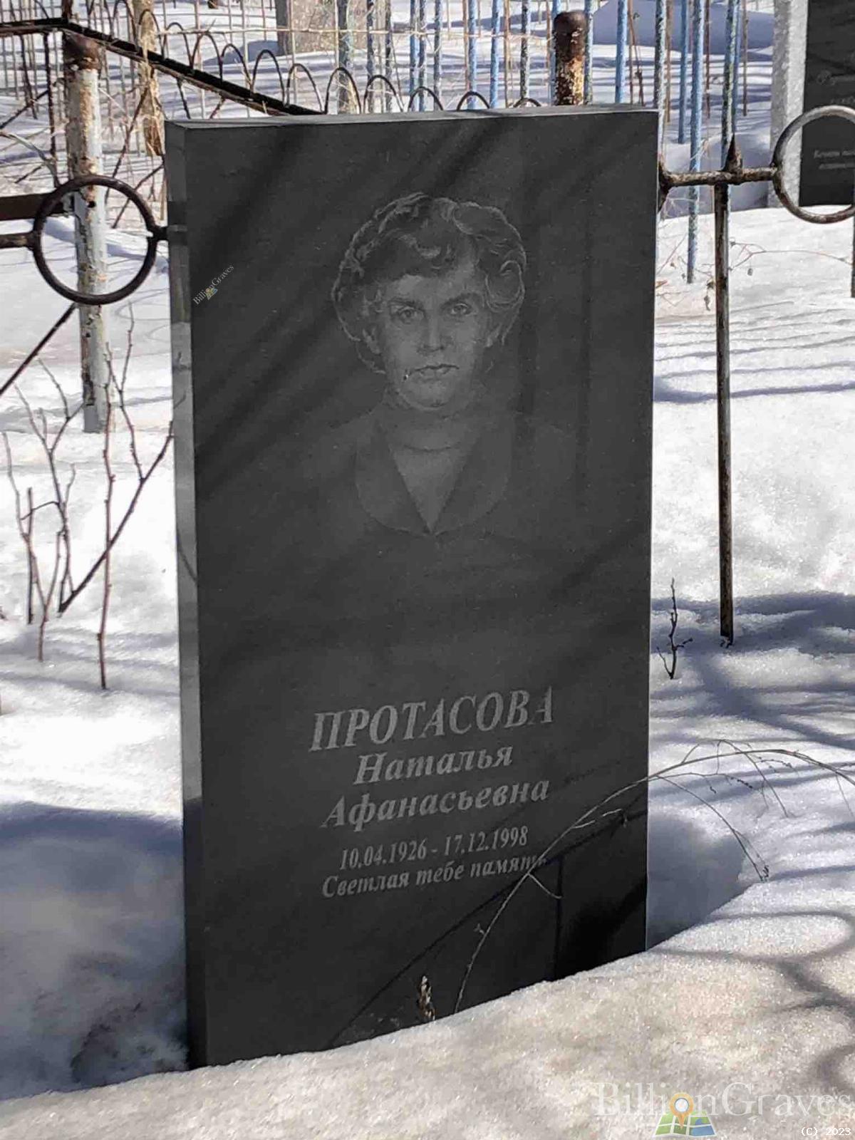 Протасова Наталья Афанасьевна