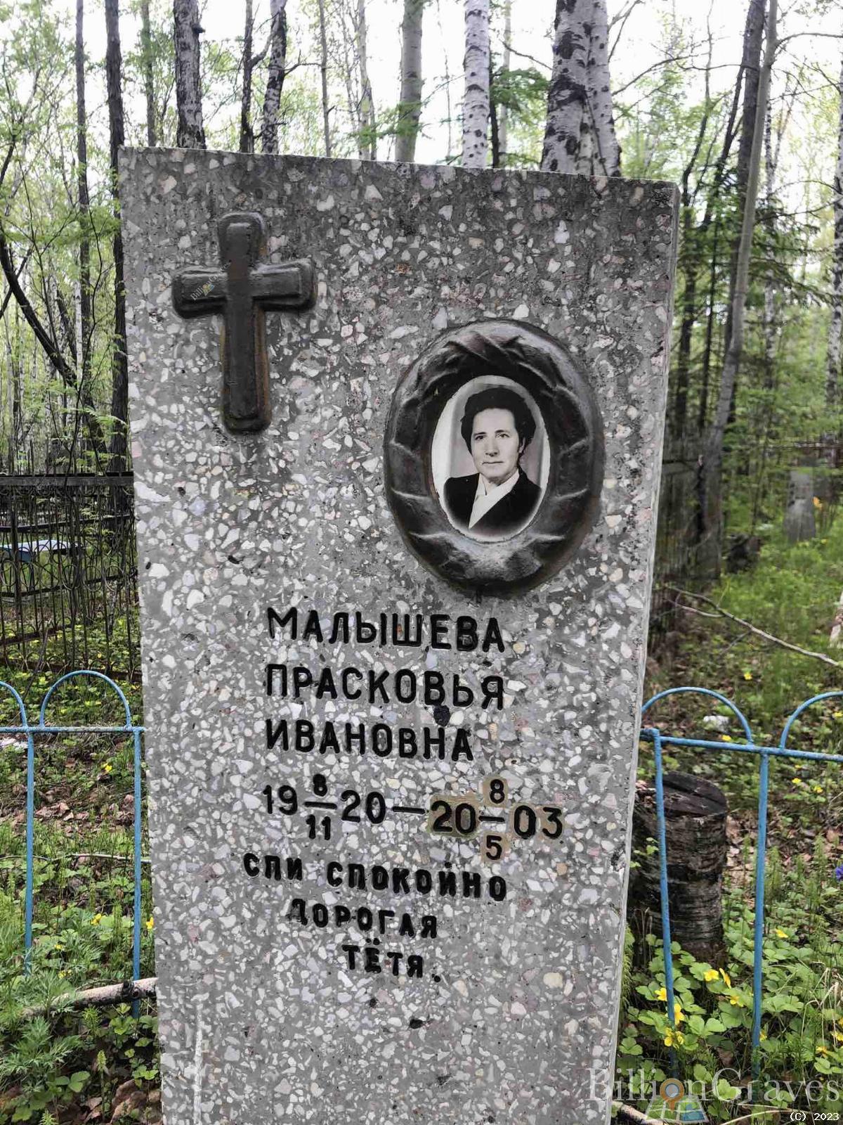 Малышева Прасковья Ивановна