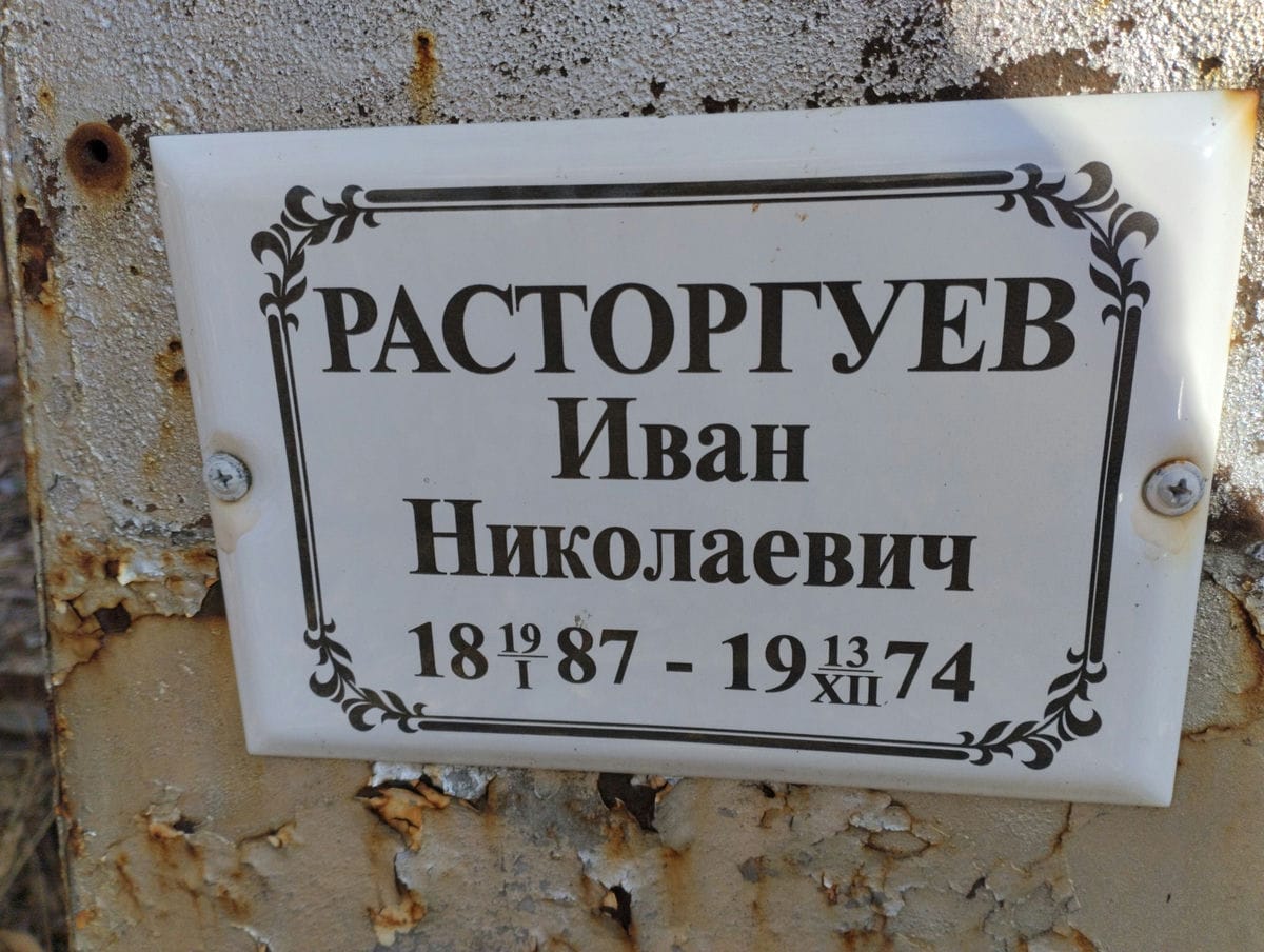 Расторгуев Иван Николаевич