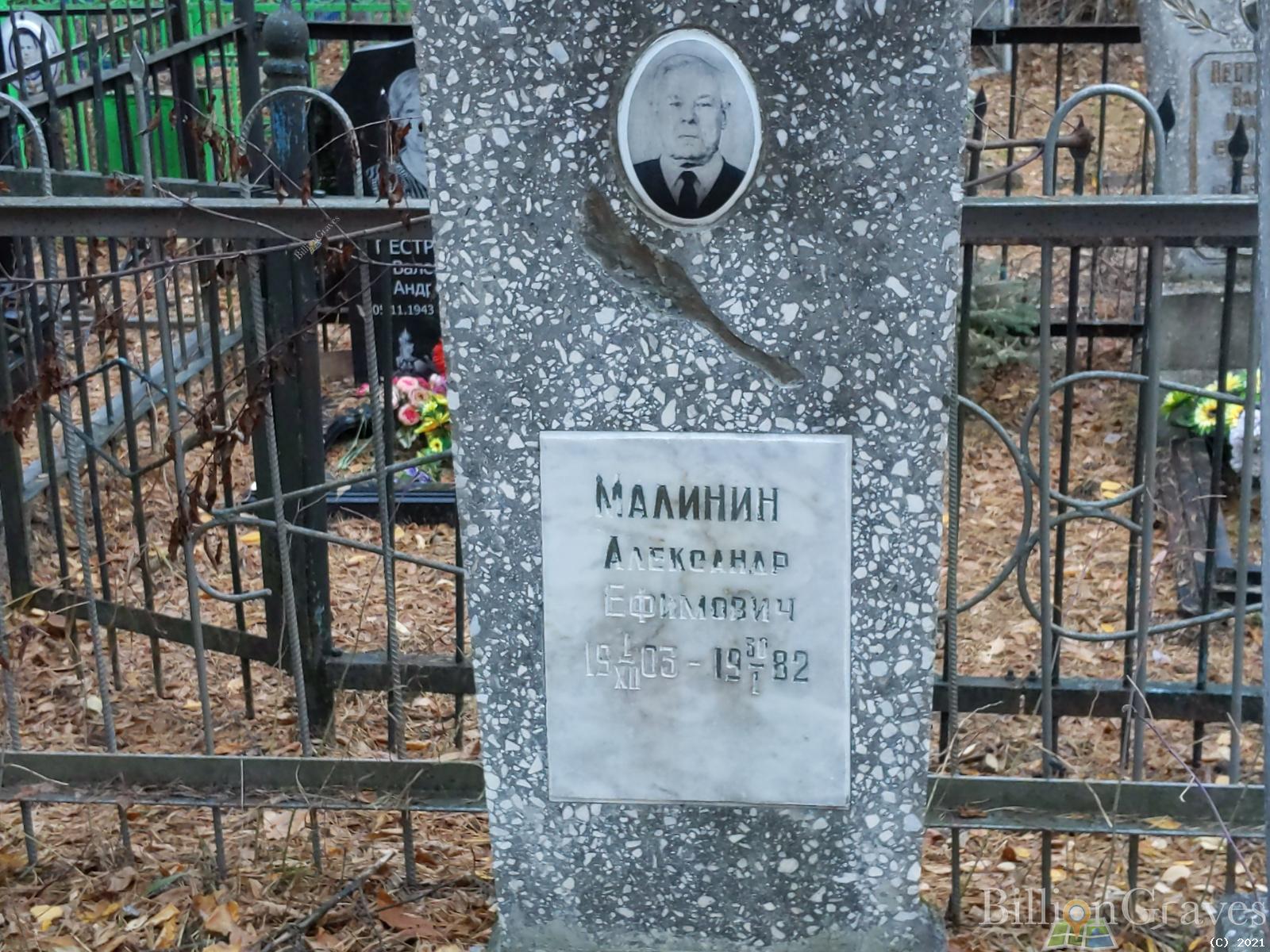 Малинин Александр Ефимович