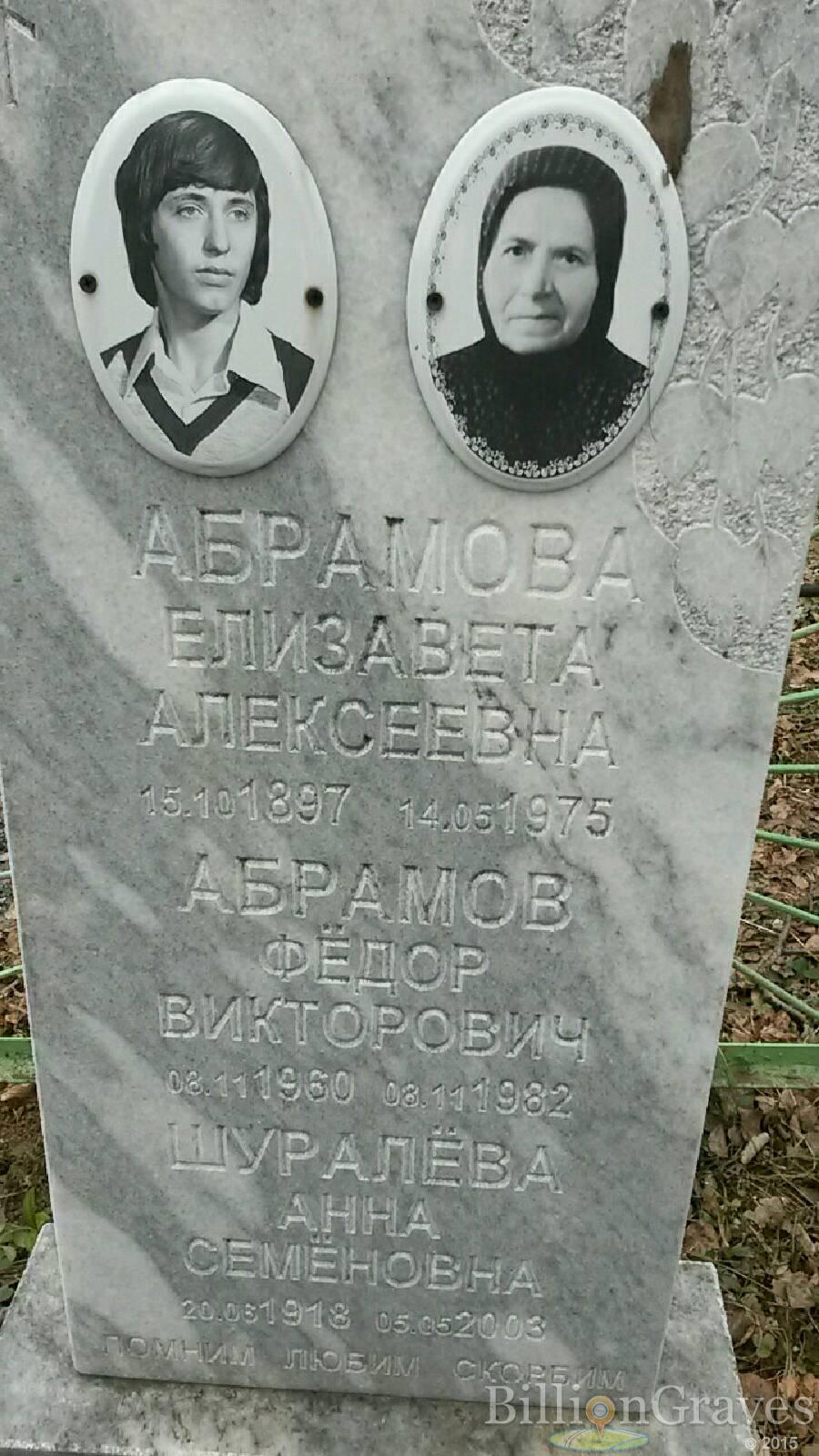 Абрамов Фёдор викторович
