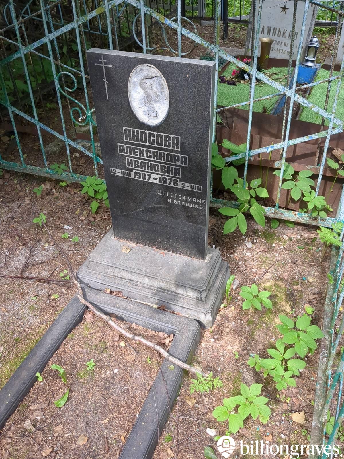 Аносова Александра Ивановна
