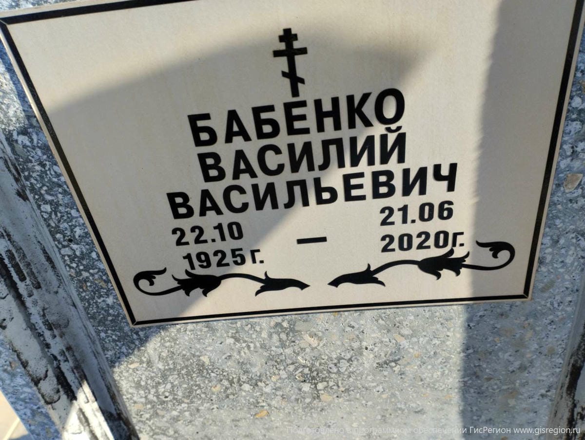 Бабенко Василий Васильевич