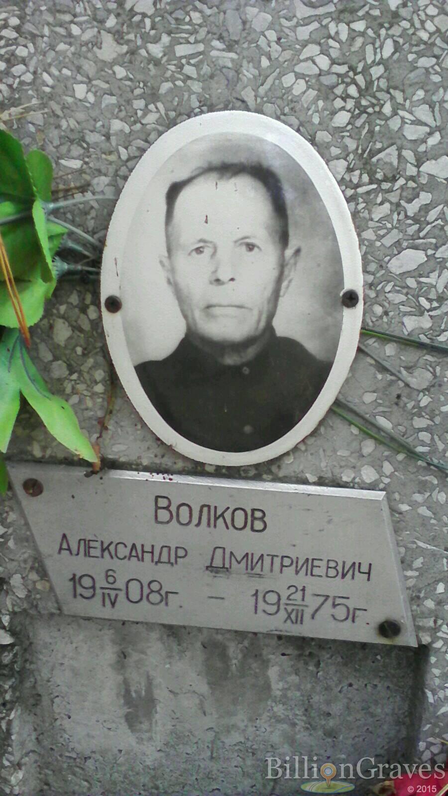 Волков Александр Дмитриевич