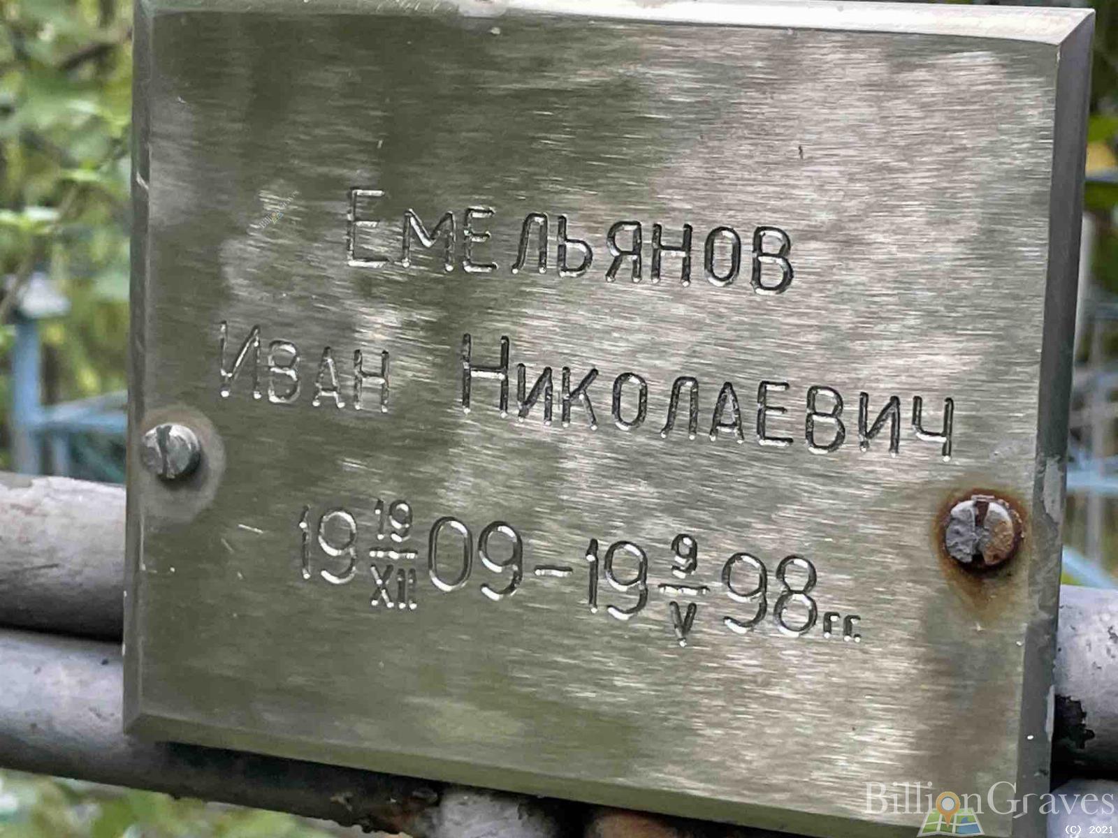 Емельянов Иван Николаевич