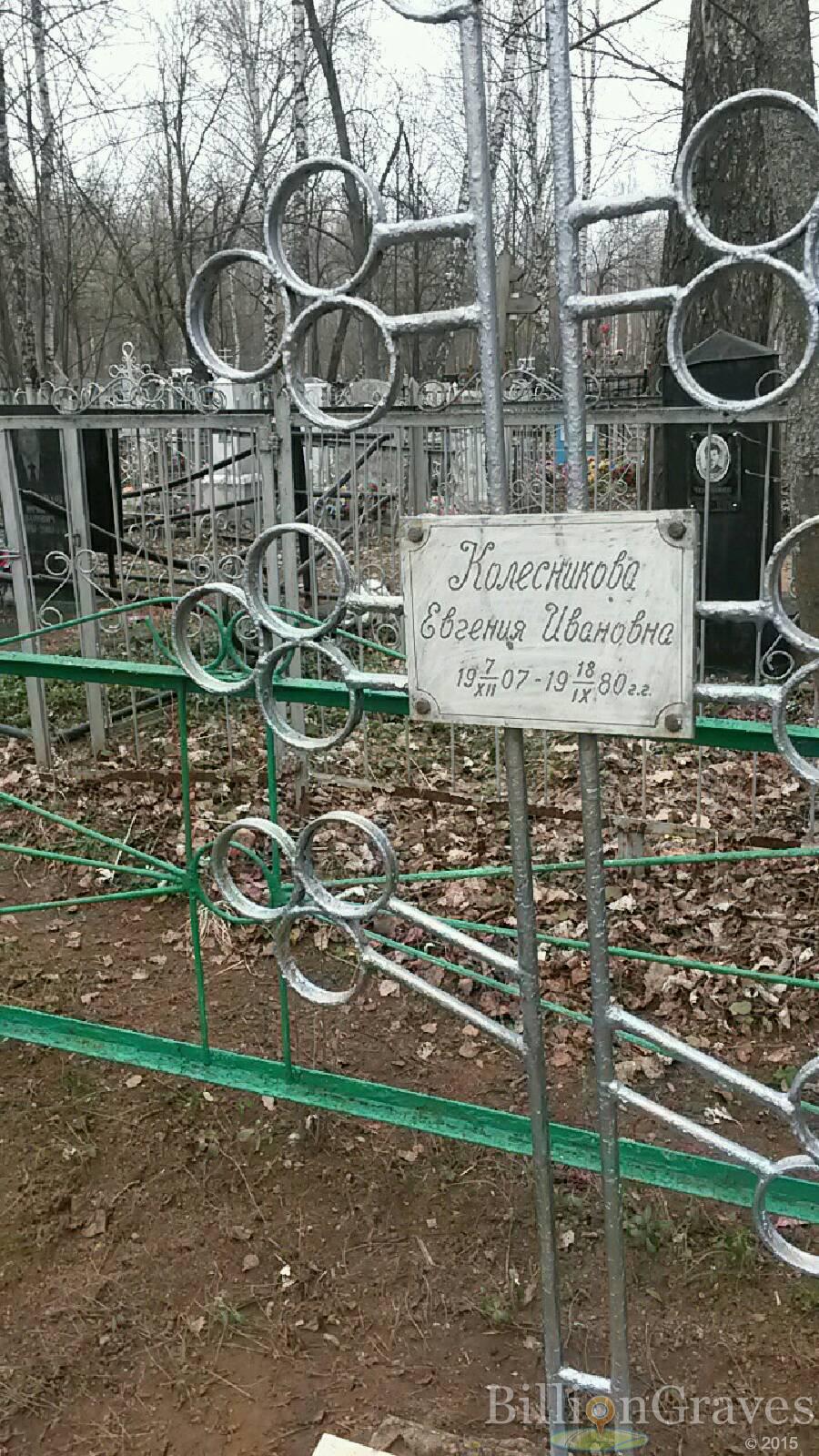 Колесникова Евгения Ивановна