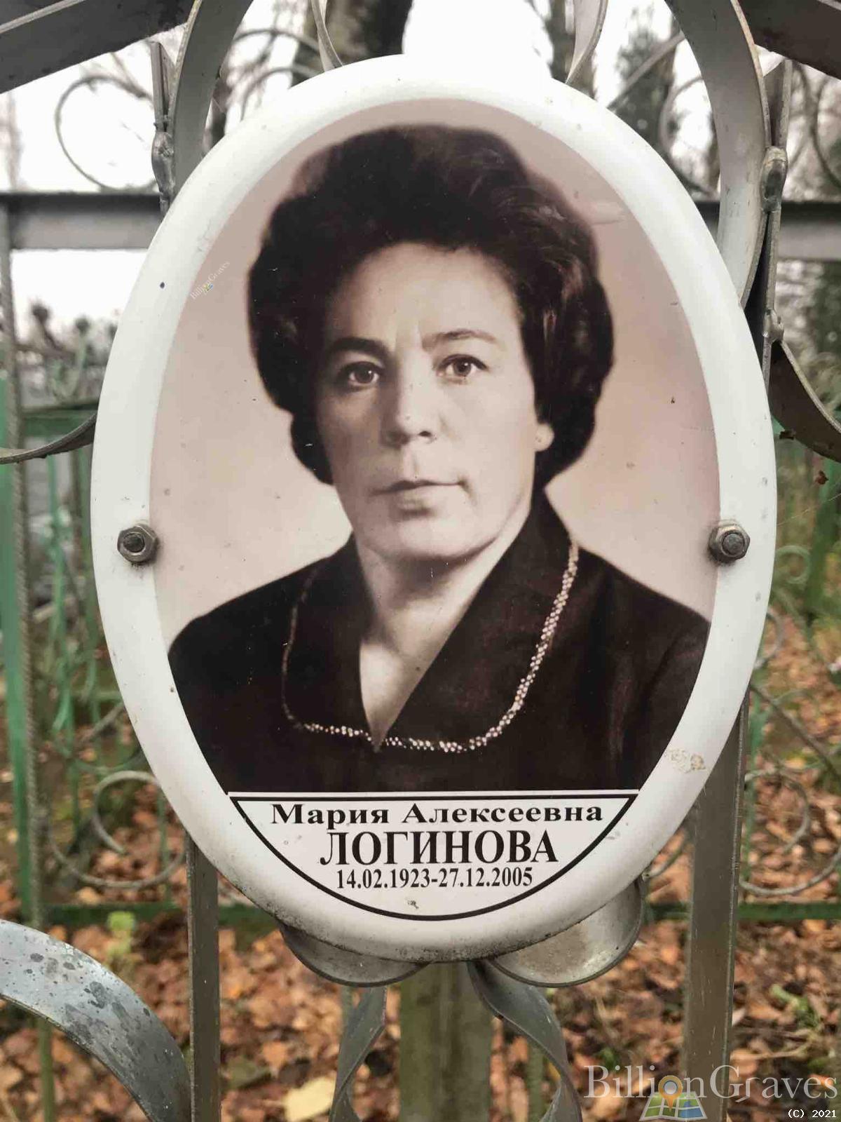 Логинова Мария Алексеевна