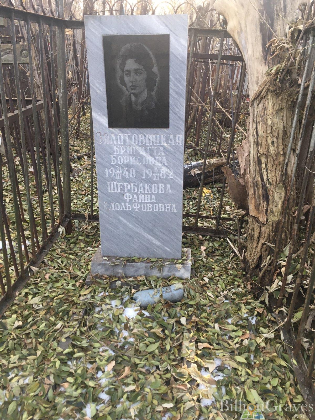 Золотовицкая Бригитта Борисовна