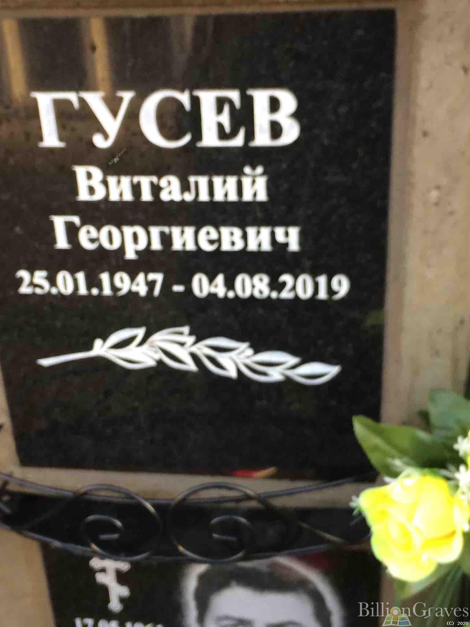 Гусев Виталий Георгиевич