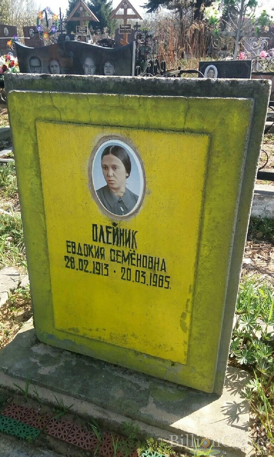 Олейник Евдокия Семеновна