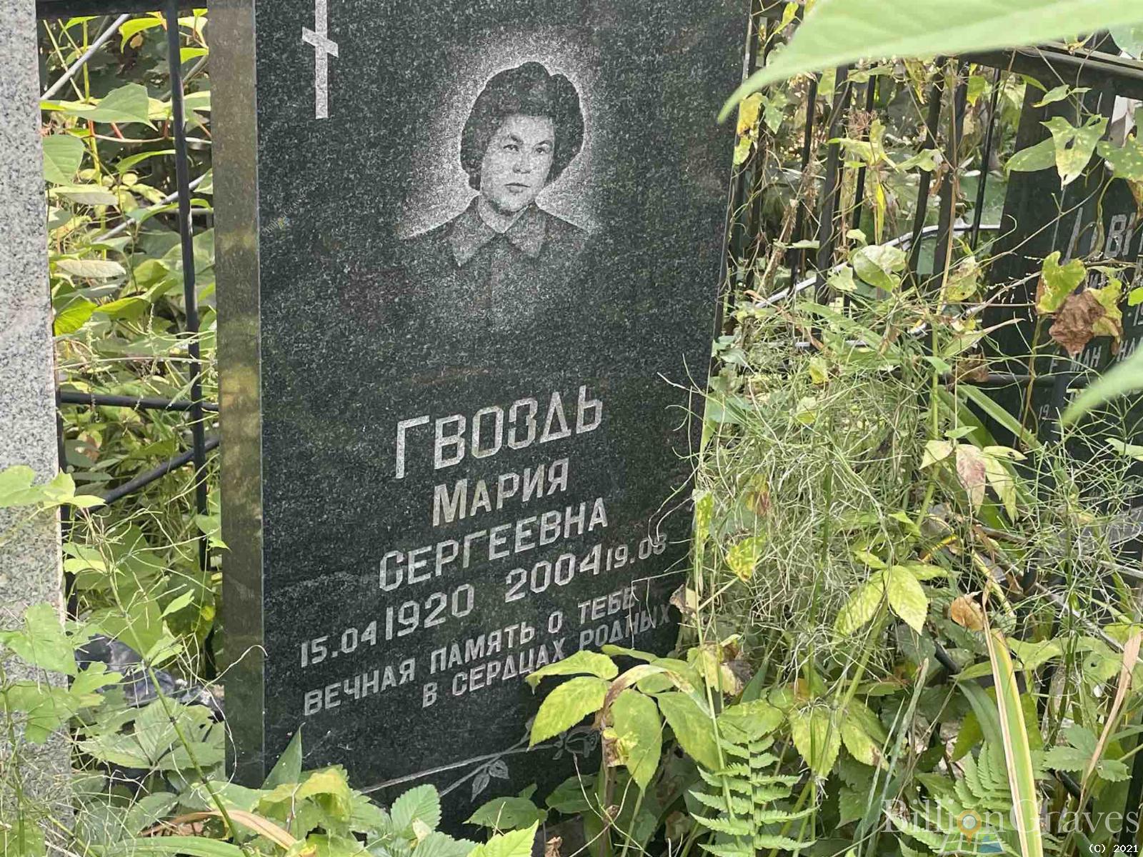 Гвоздь Мария Сергеевна