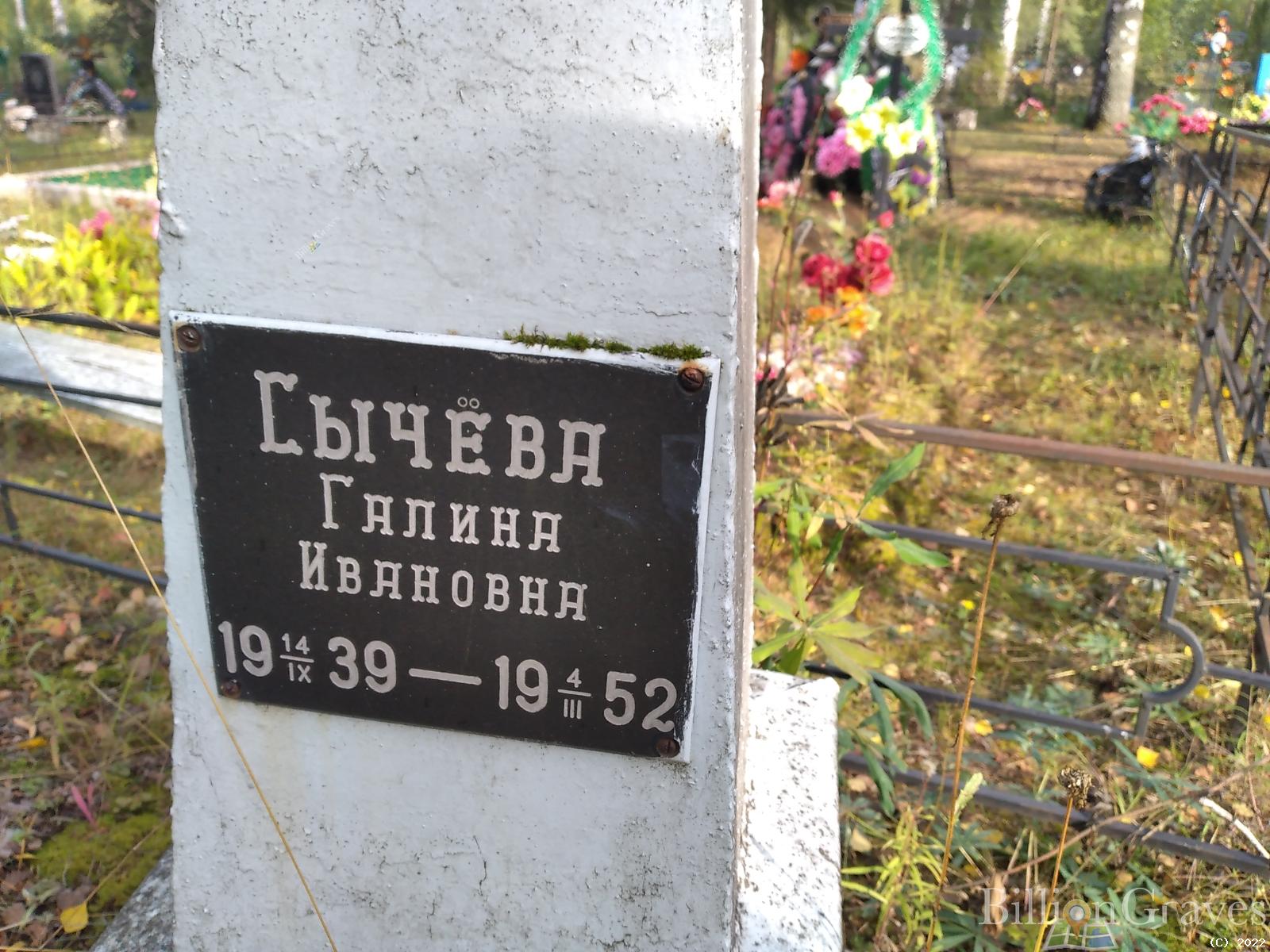 Сычёва Галина Ивановна