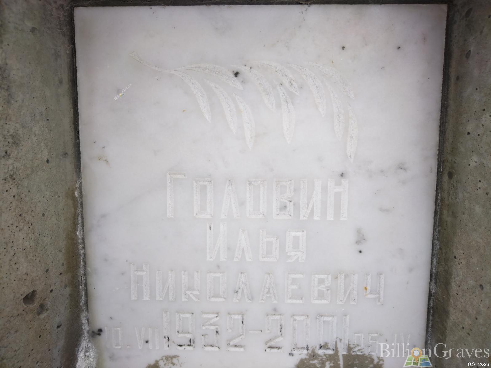 Головин Илья Николаевич