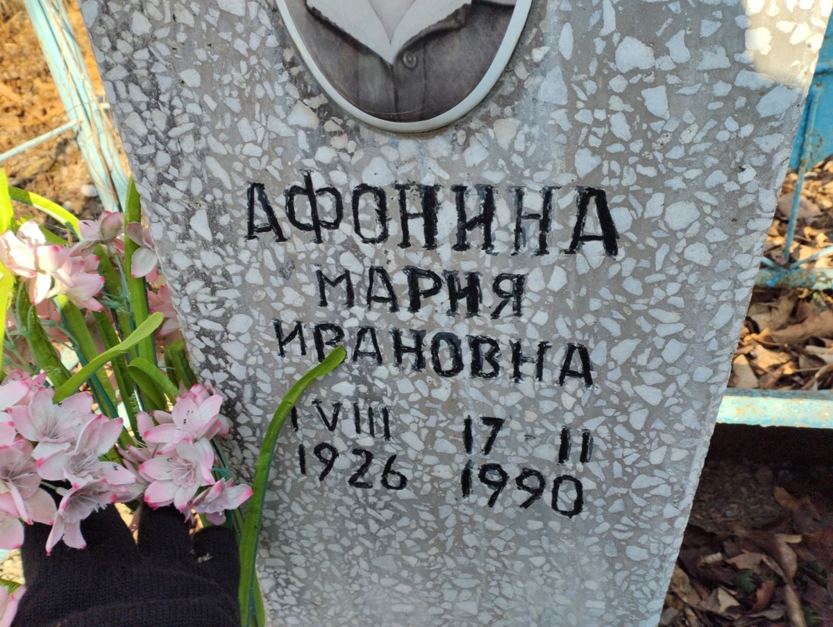 Афонина Мария Ивановна