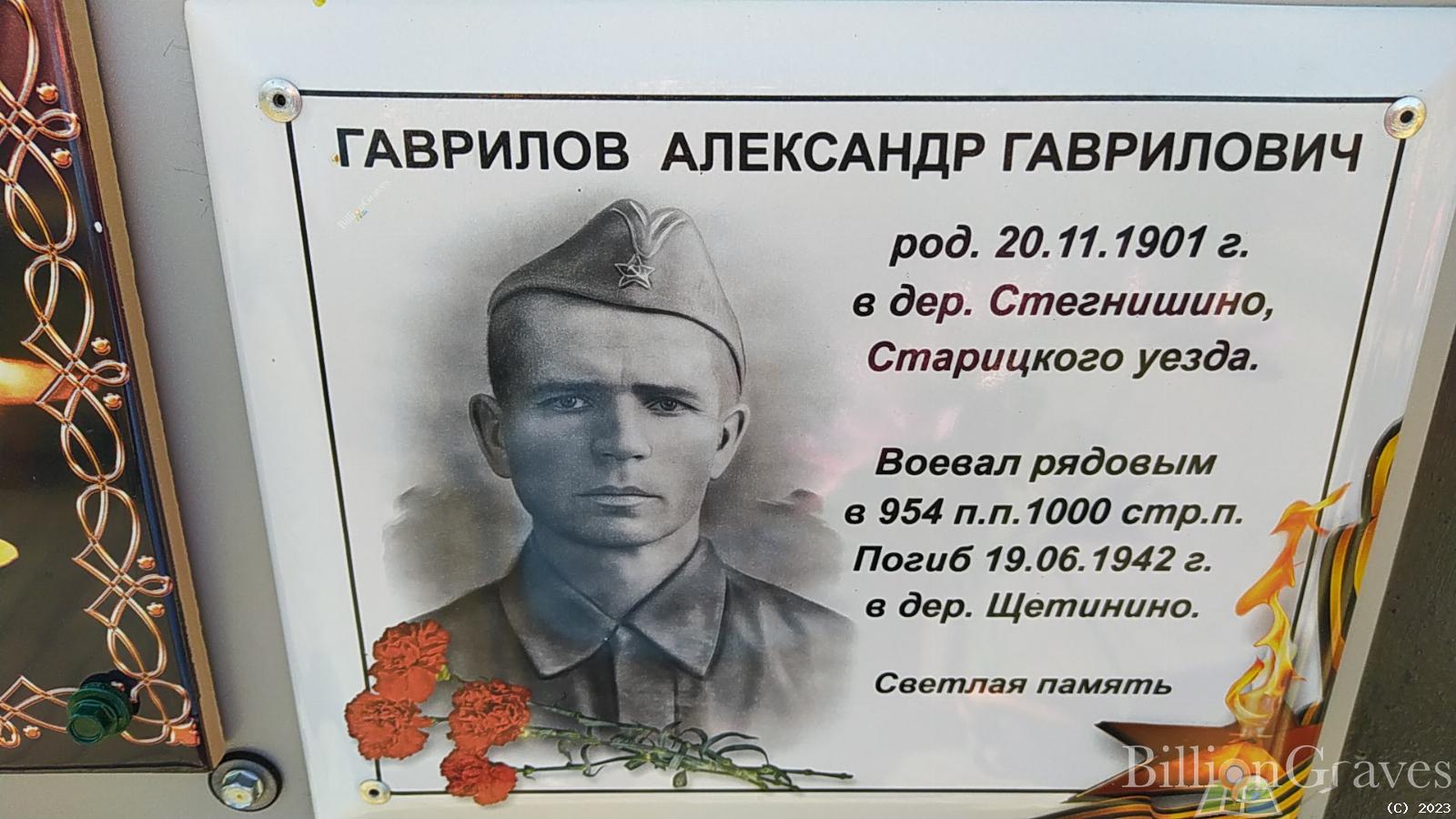 Гаврилов Александр Гаврилович