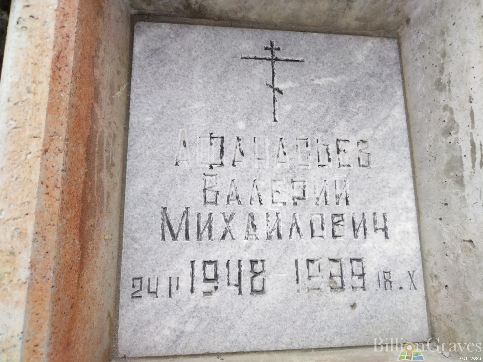 Афанасьев Валерий Михайлович