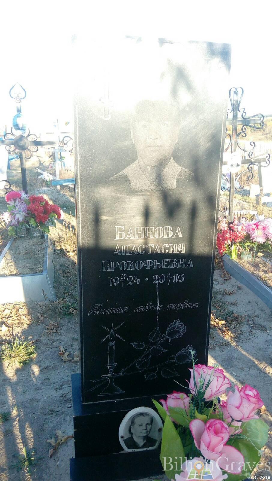 Баннова Анастасия Прокофьевна
