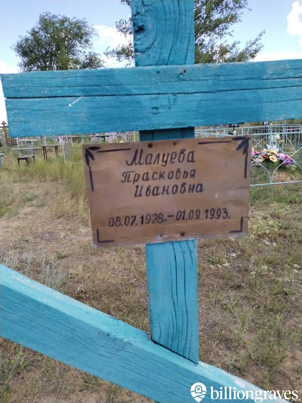 Малуева Прасковья Ивановна