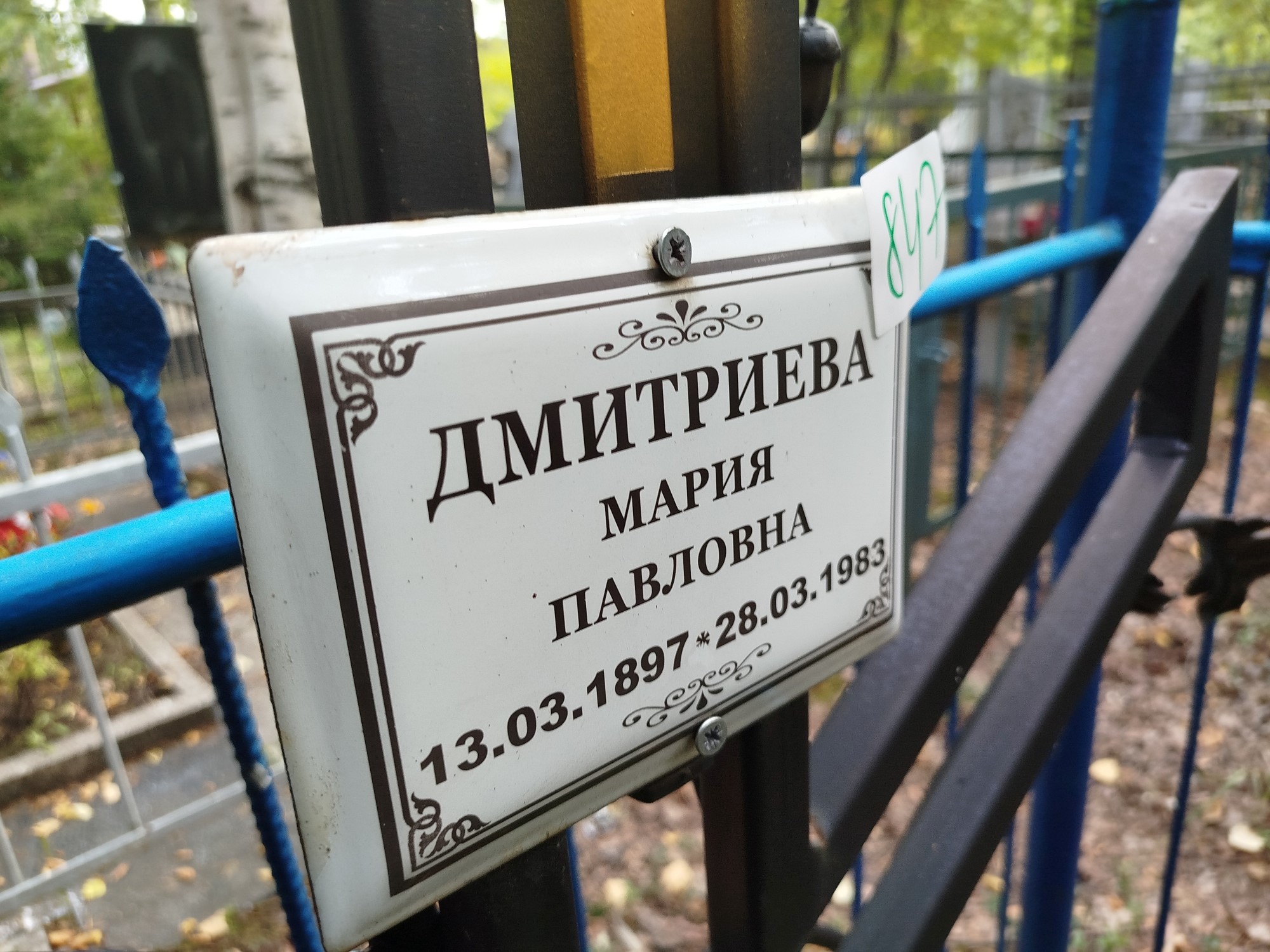 Дмитриева Мария Павловна
