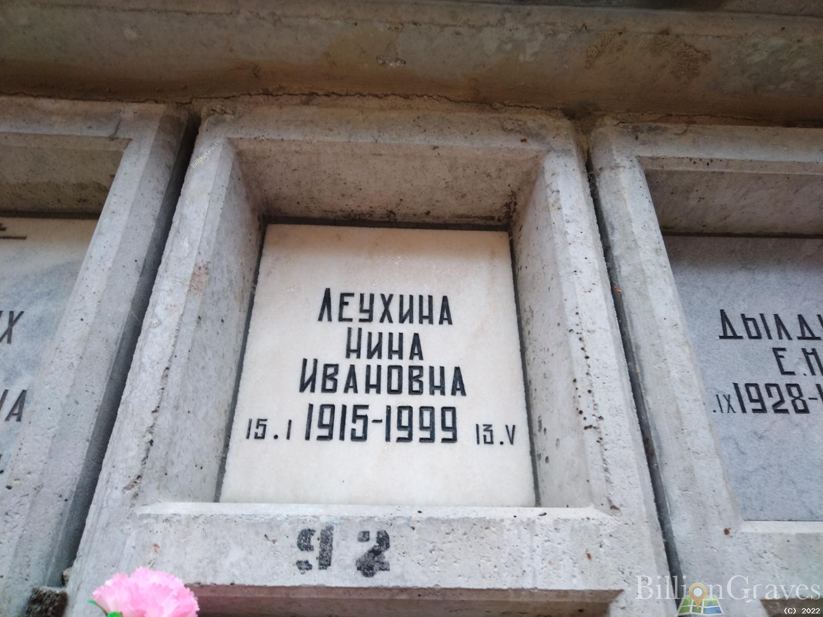 Леухина Нина Ивановна