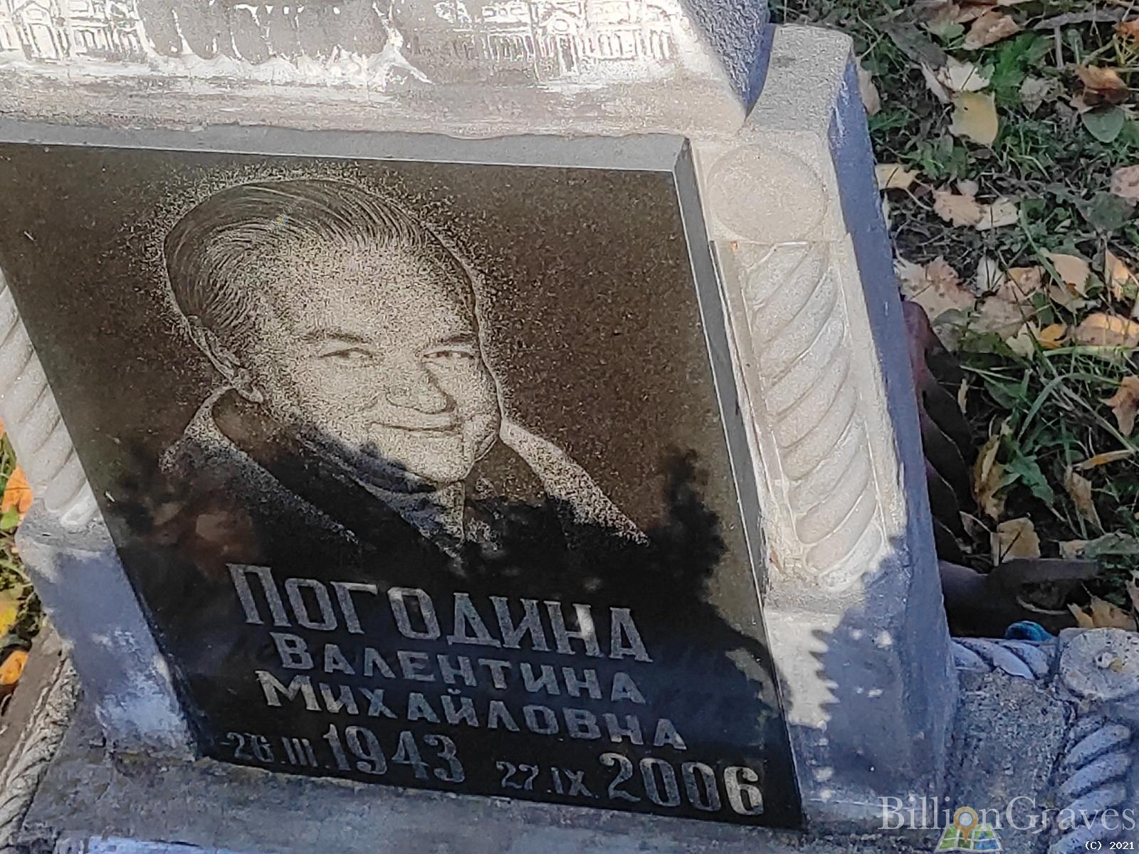 Погодина Валентина Михайловна