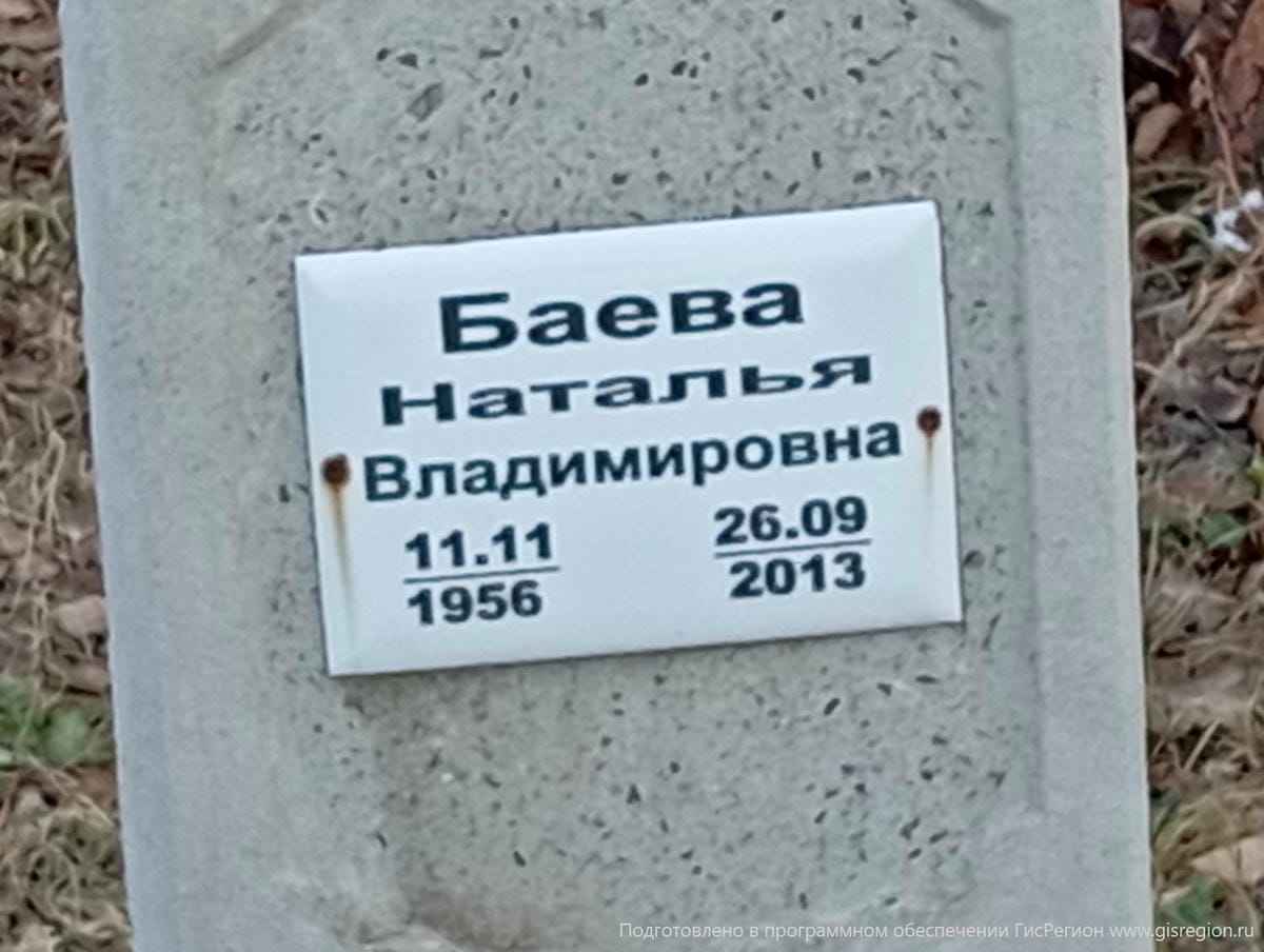 Баева Наталья Владимировна