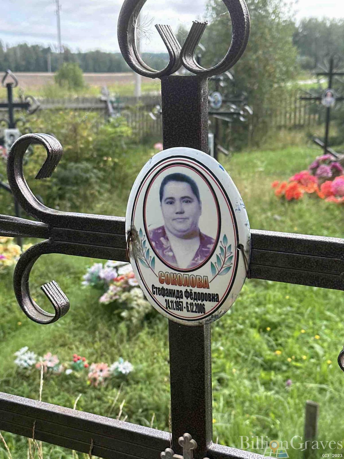 Соколова Стефанида Федоровна