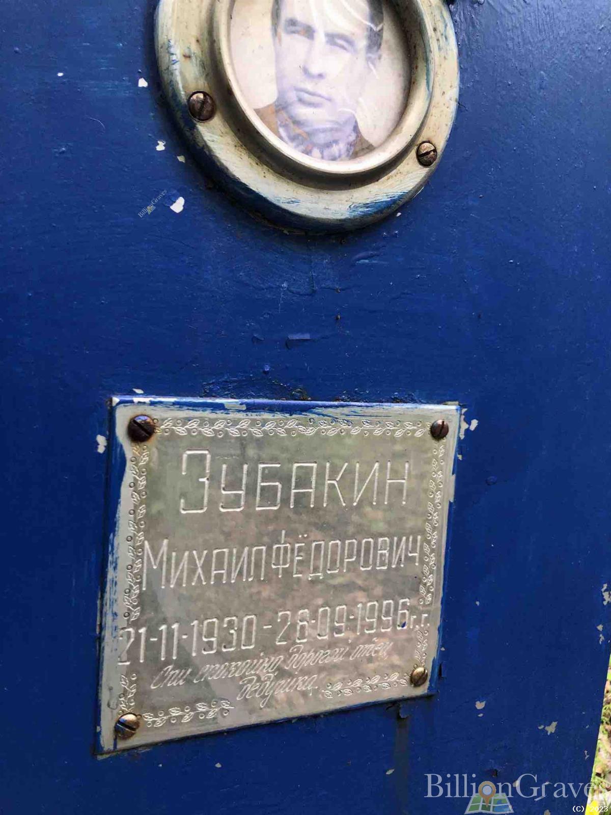 Зубакин Михаил Федорович
