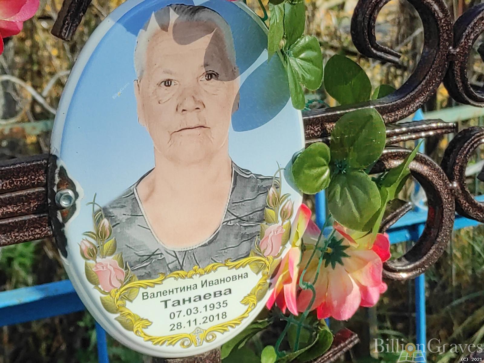 Танаева Валентина Ивановна