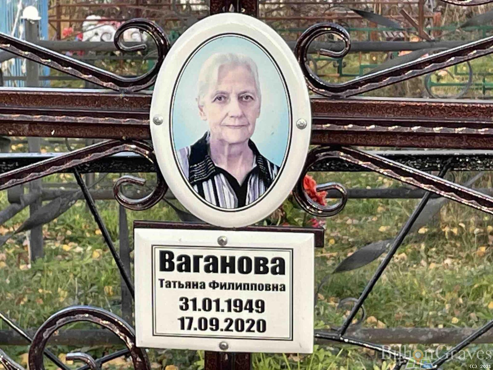 Ваганова Татьяна Филипповна