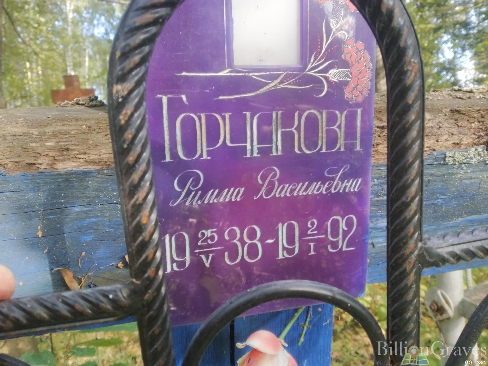Горчакова Римма Васильевна