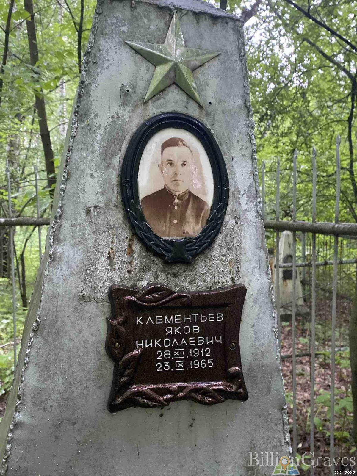 Климентьев Яков Николаевич