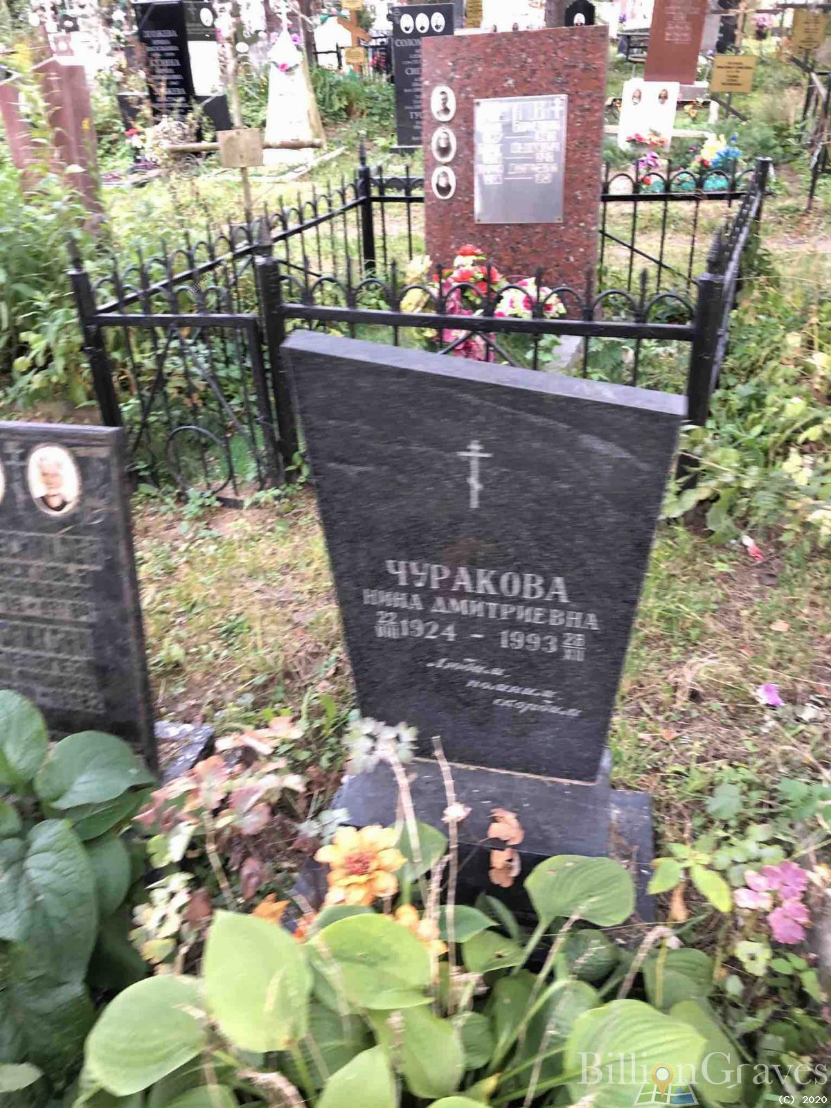 Чуракова Нина Дмитриевна