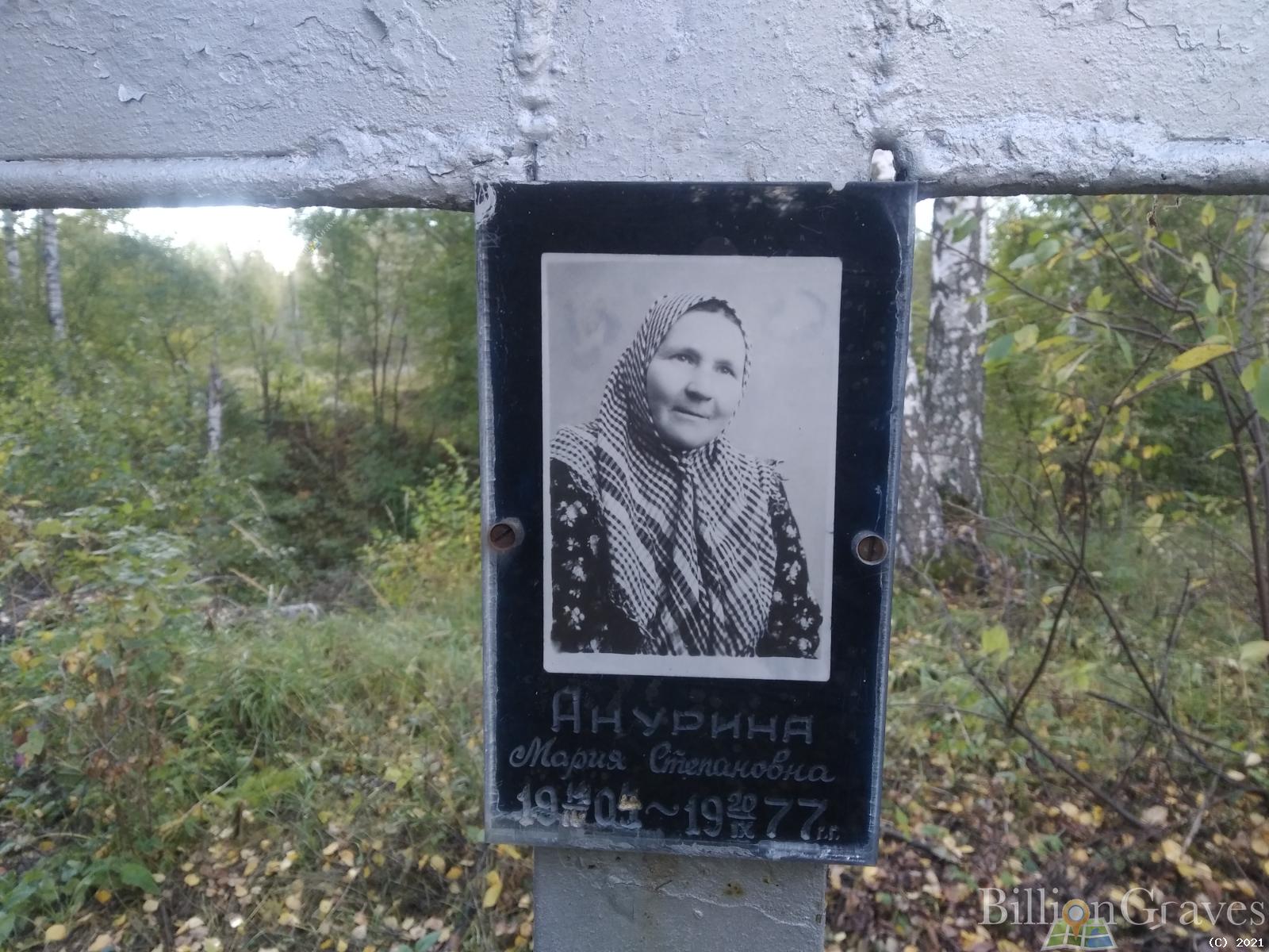 Анурина Мария Степановна