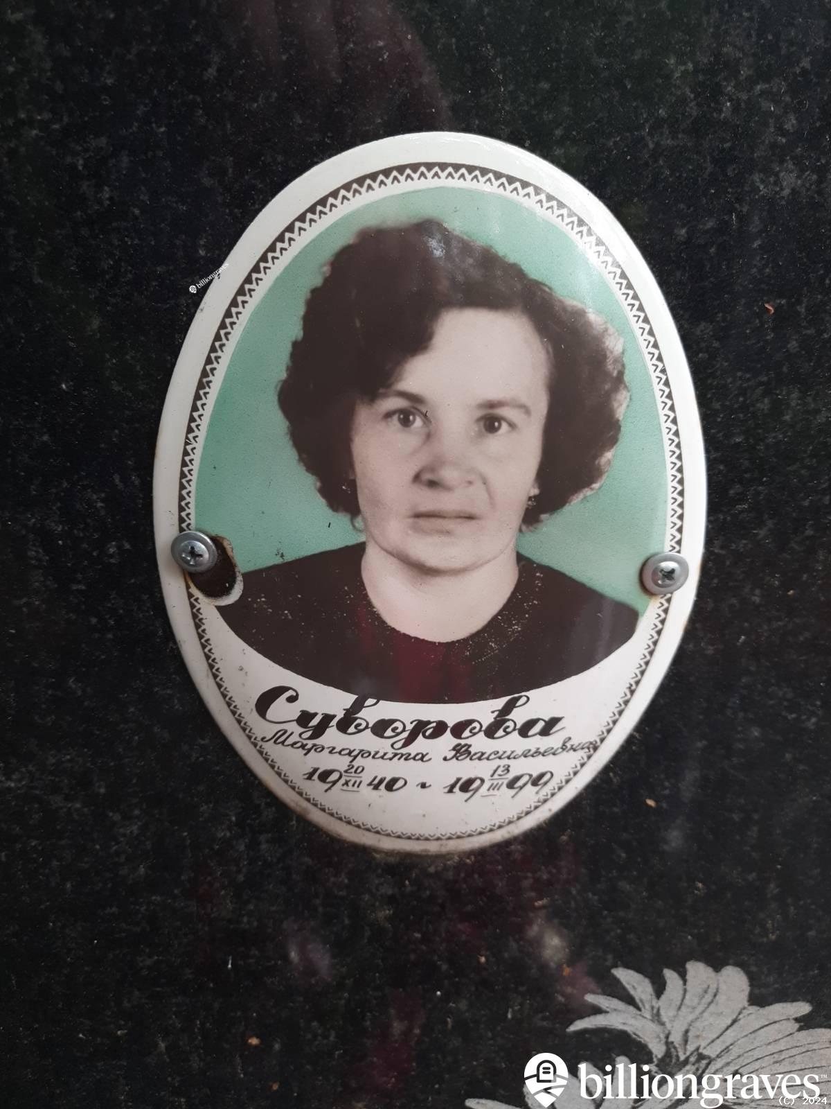 Суворова Маргарита Васильевна