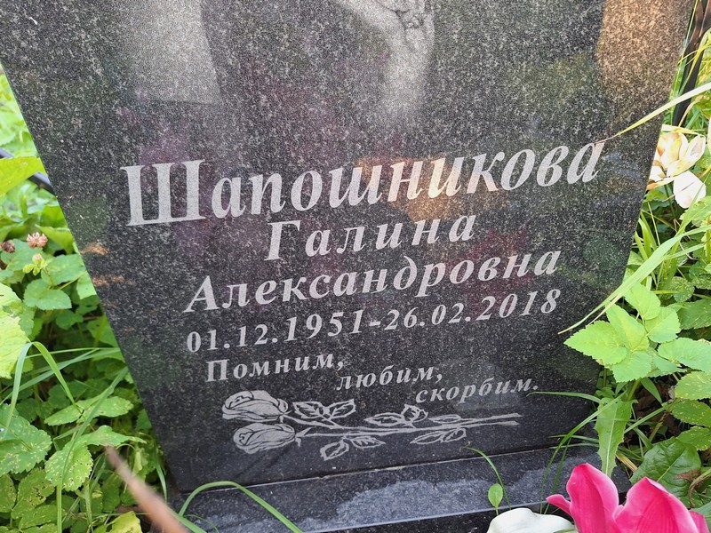 Шапошникова