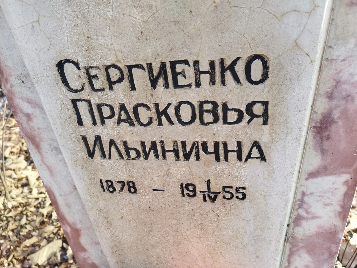 Сергиенко Прасковья Ильинична