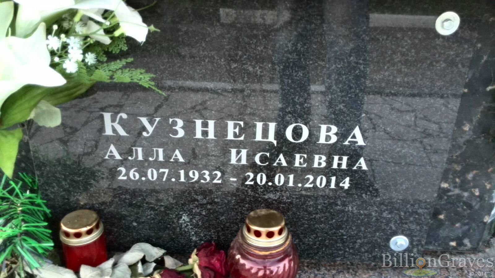 Кузнецова Алла Исаевна