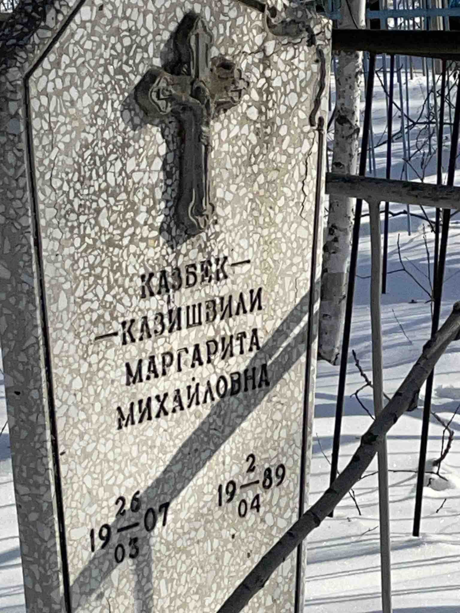 Казбек-Казишвили Маргарита Михайловна