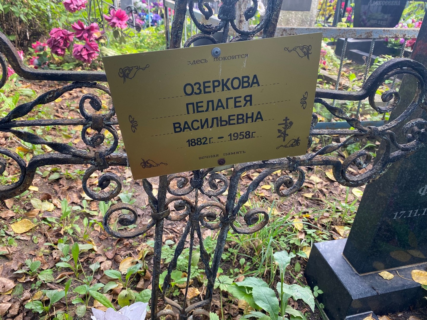 Озеркова Пелагея Васильевна