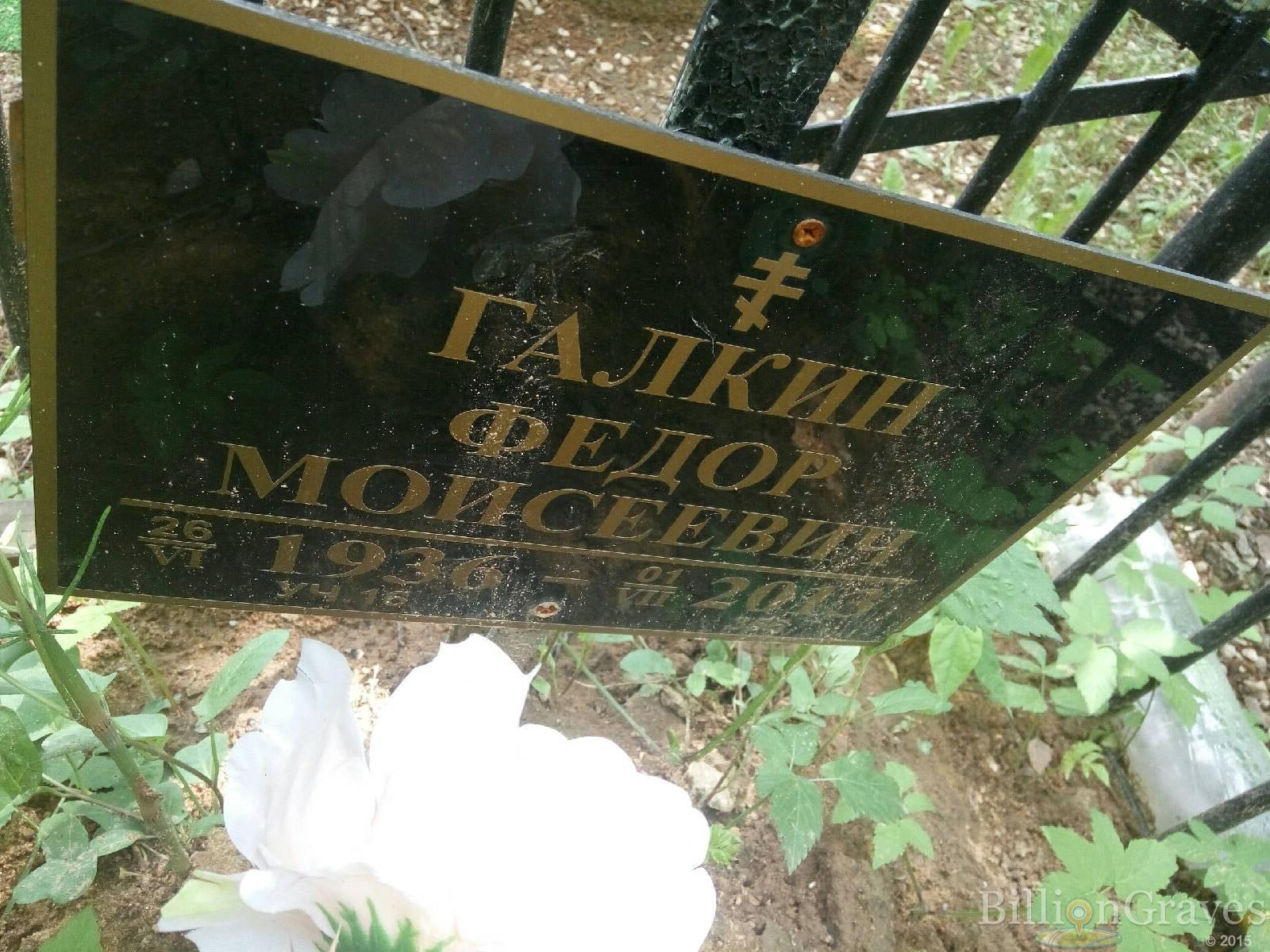 Галкин Федор Моисеевич
