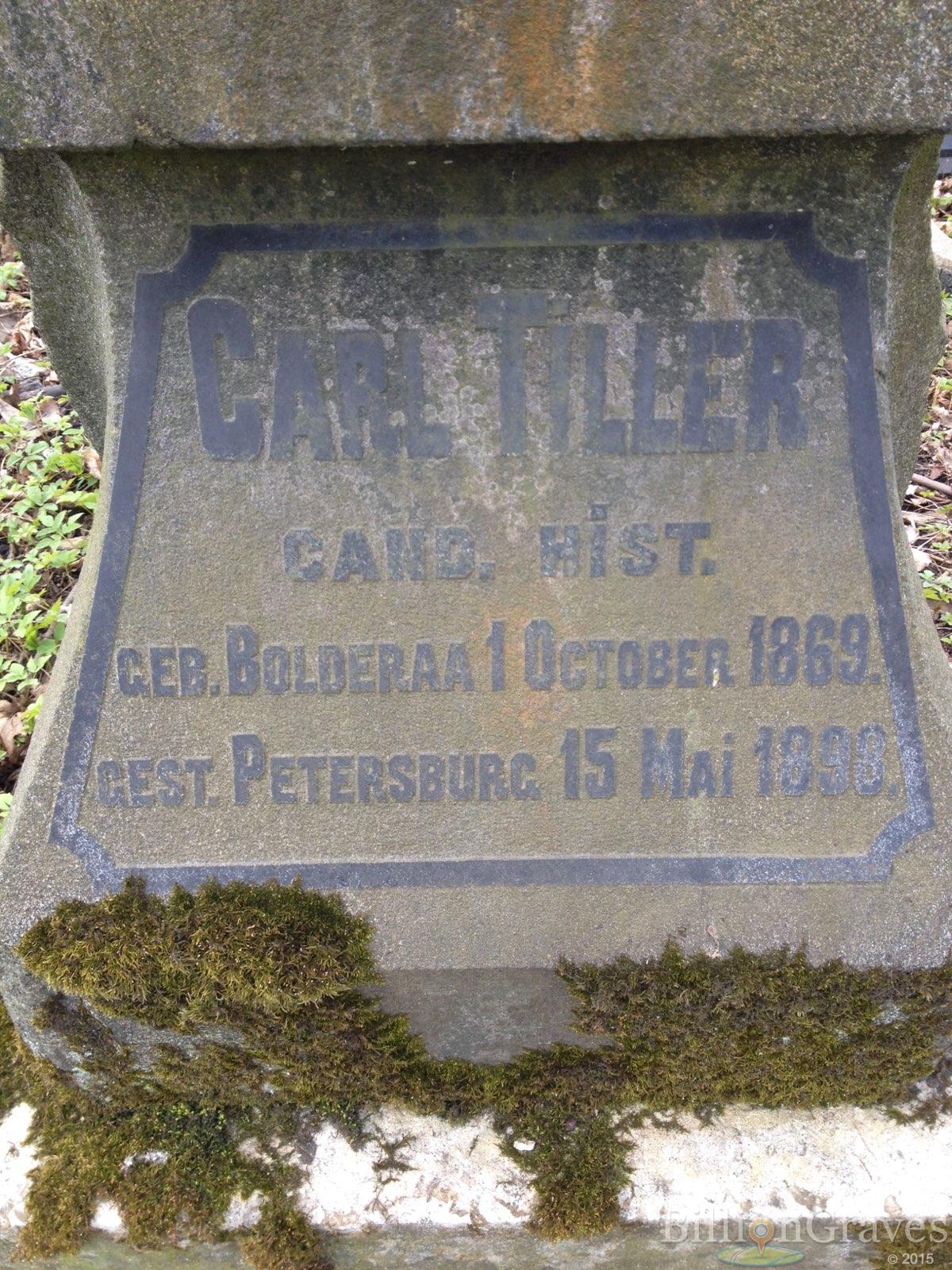 Tiller Carl