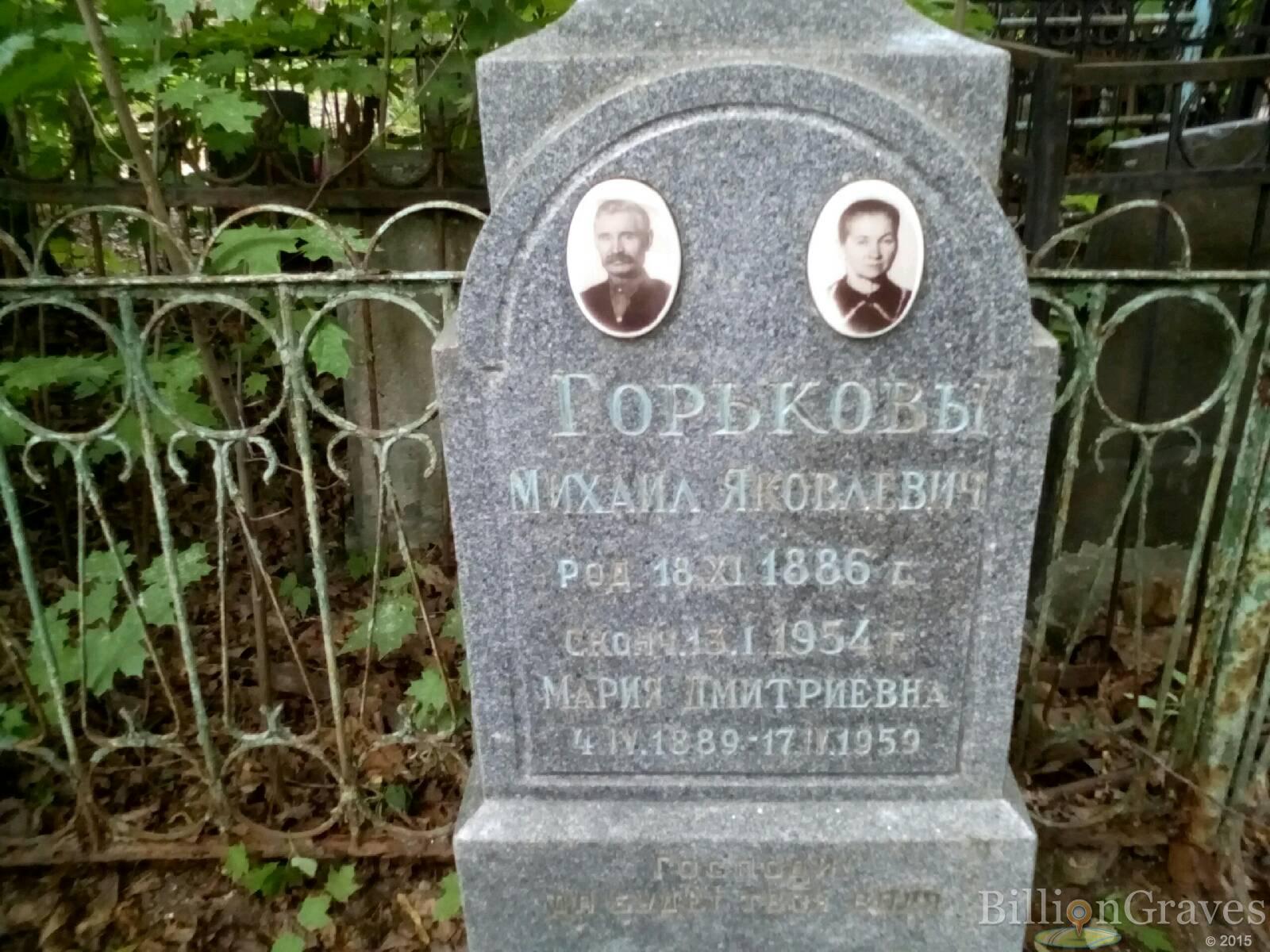 горьков михаил яковлевич