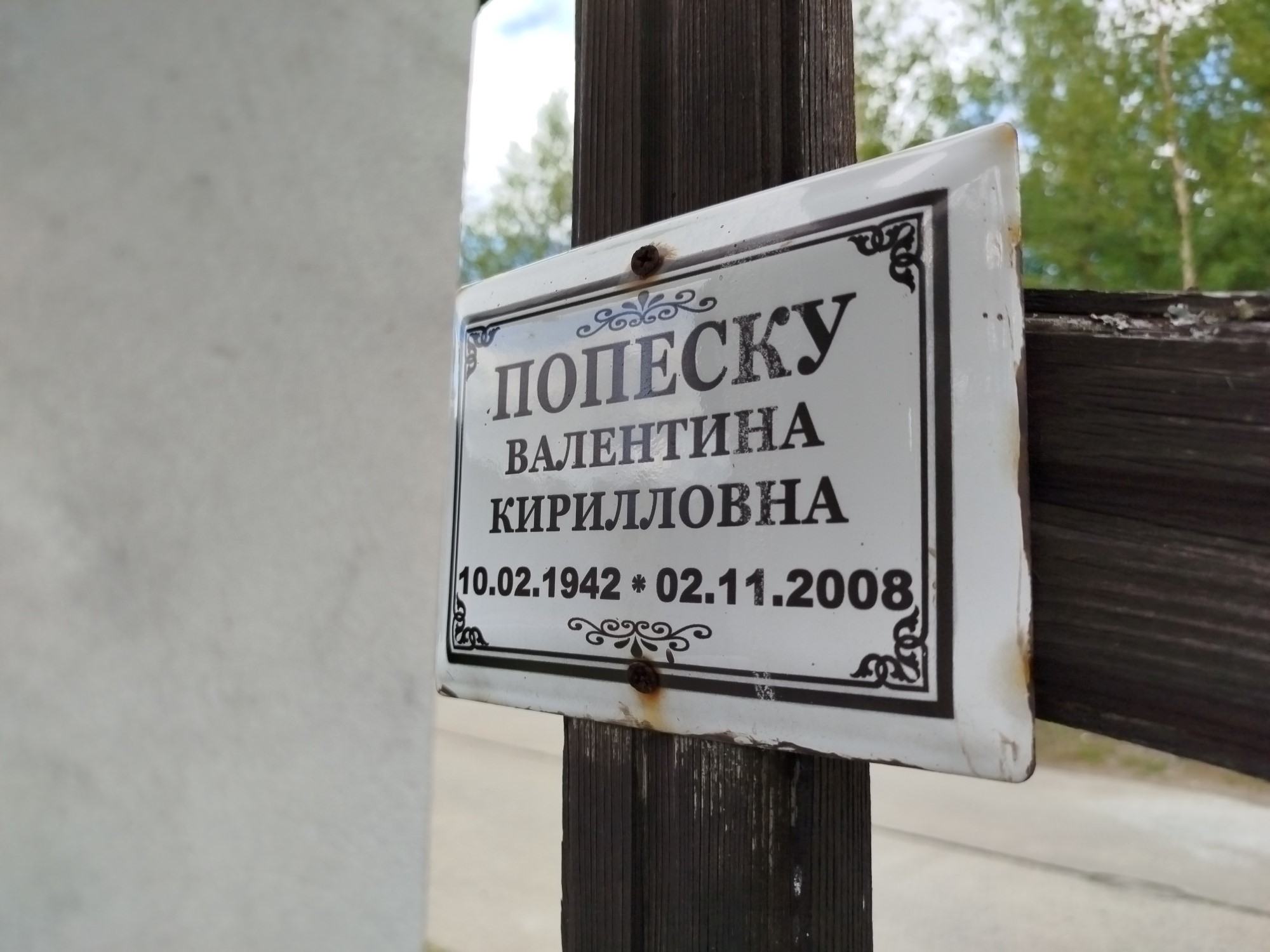 Попеску Валентина Кирилловна