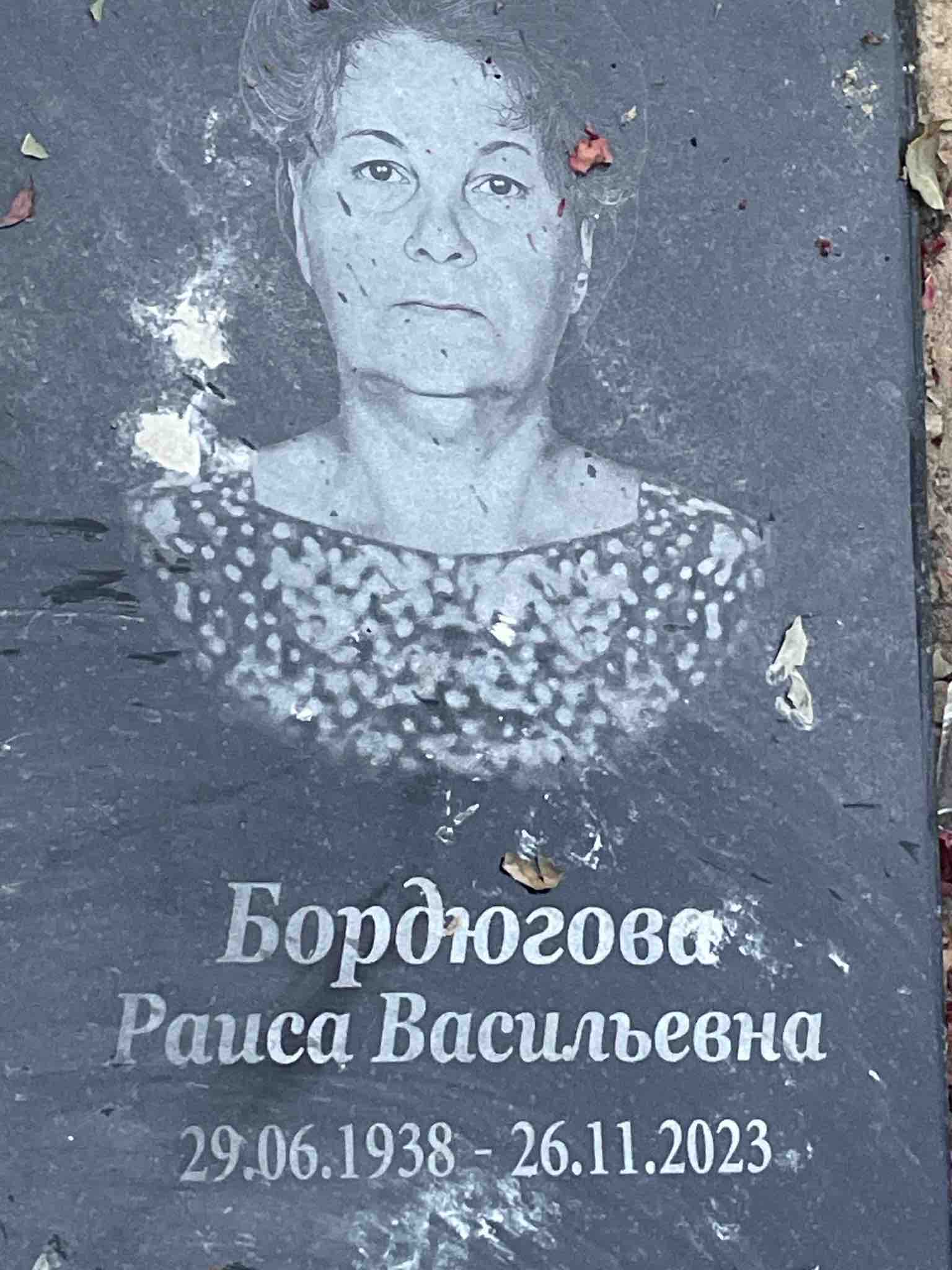 Бордюгова Раиса Васильевна
