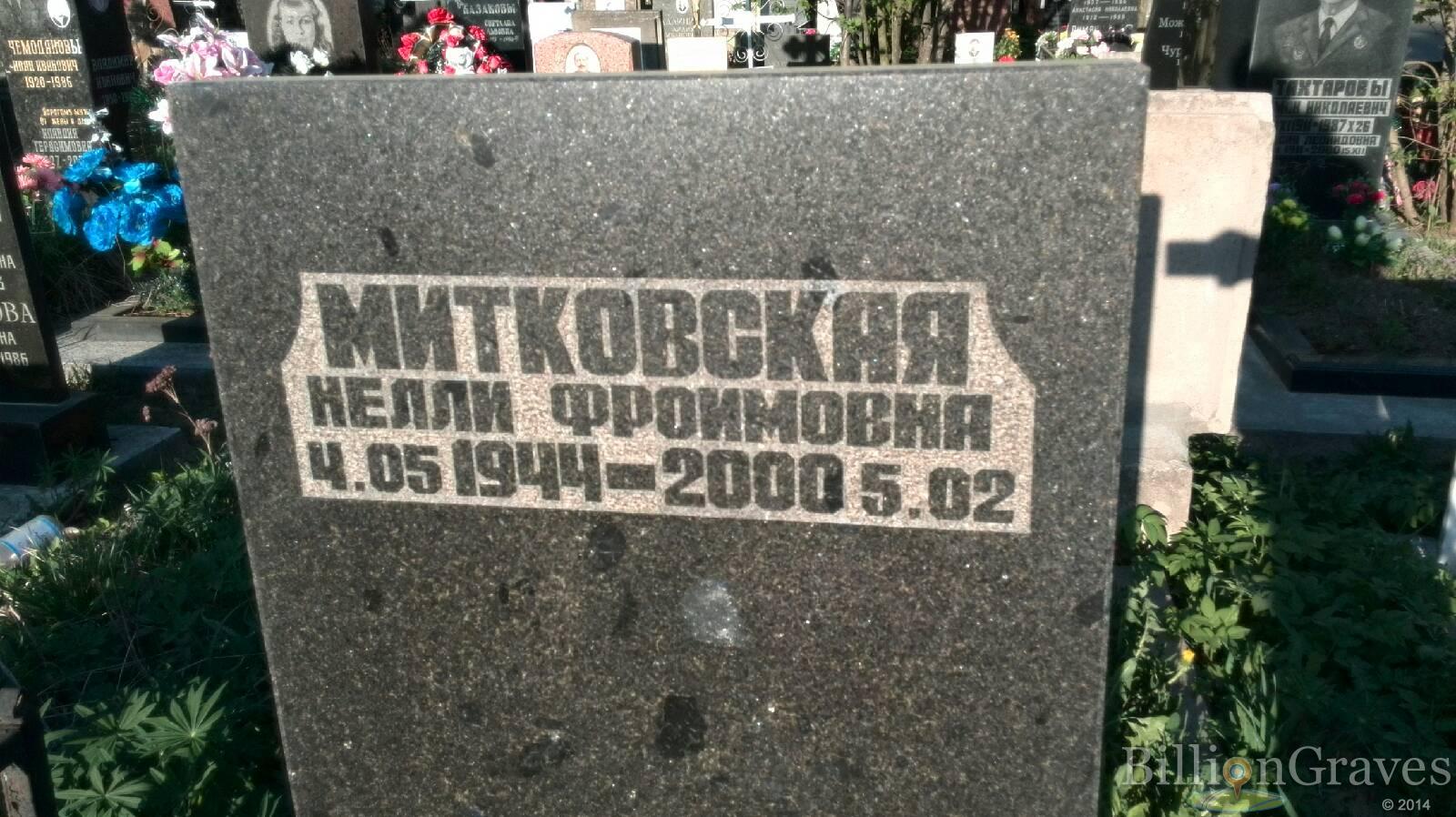 Митковская Нелли Фроимовна